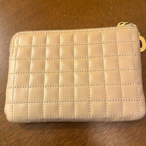 Celine nude zipped coin case and card pouch